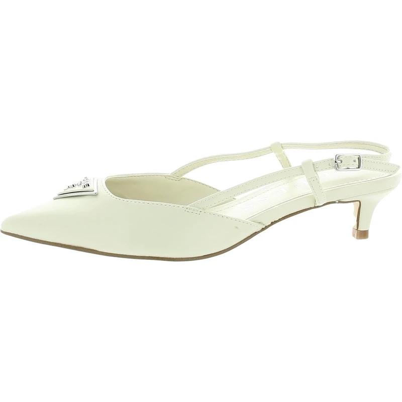GUESS Women's Jesson Pump, Ivory 150, 6 UK