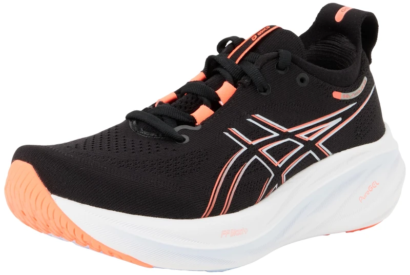 ASICS 1011B794-003 Gel-Nimbus 26 Men Black/True RED UK 9