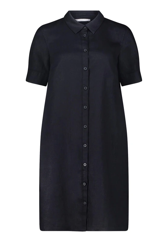 Betty & Co Women's Casual Dress with Collar, Black, 12