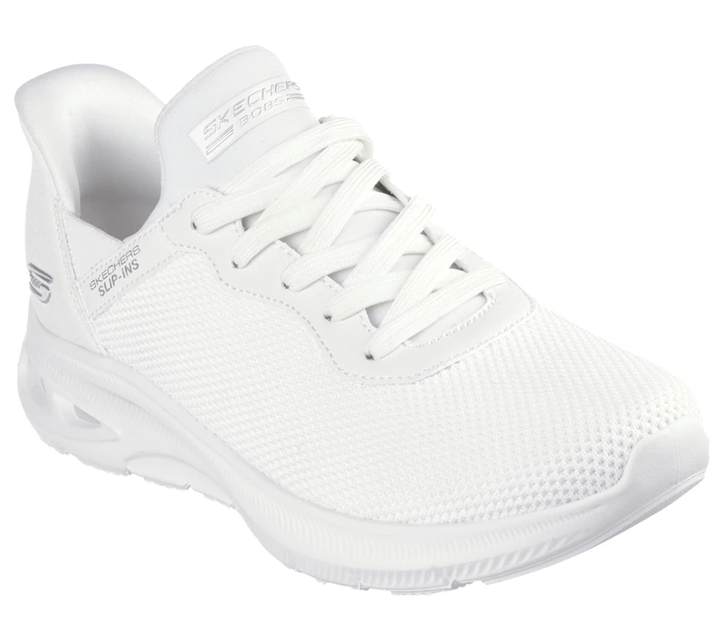 Skechers Women's Bobs Unity Pinch of Luck Slip-On Sneakers, Off White Textile/Synthetic Trim, 4.5 UK - Image 1