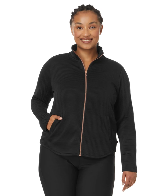 Skechers Womens The Gowalk Shine Jacket49, Bold Black, XS UK