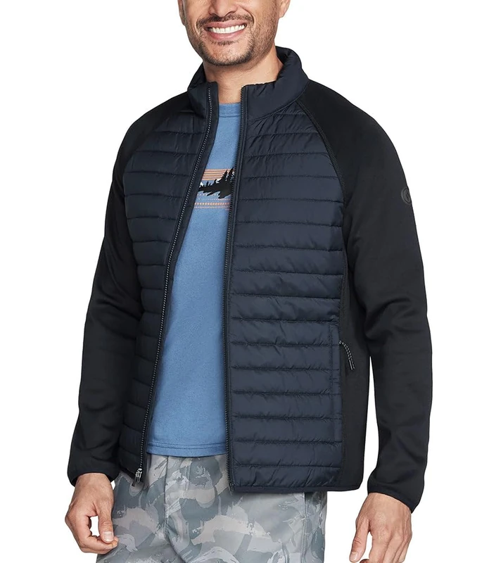 Skechers Mens Goshield Hybrid 2.0 Jacket, Bold Black, L UK - Image 1