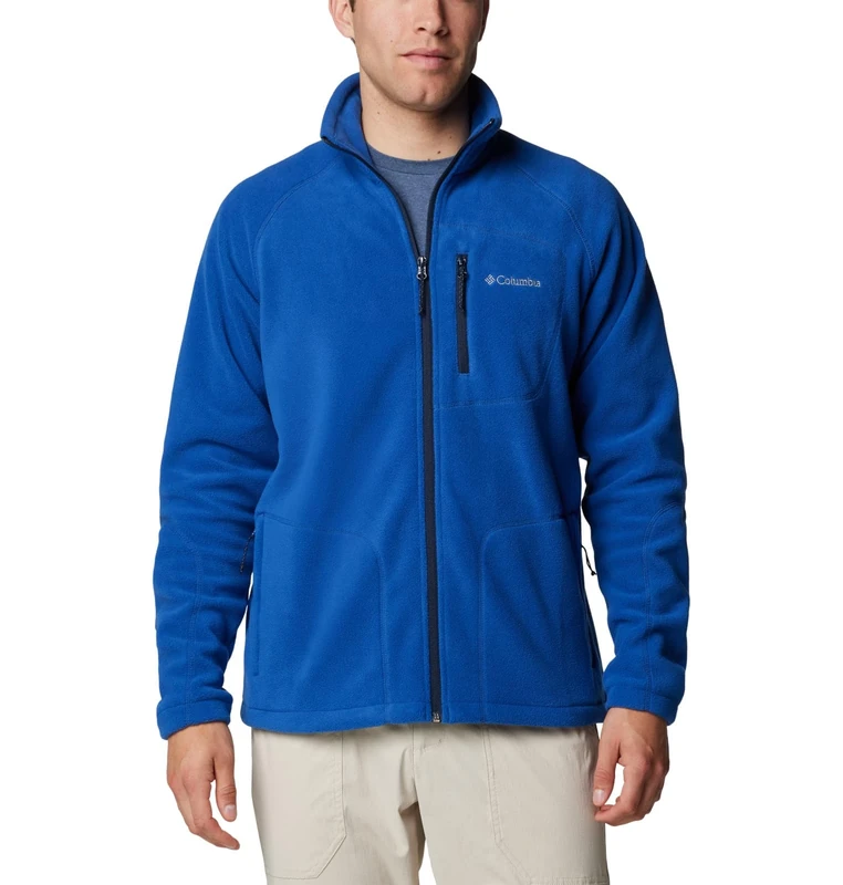 Columbia Men's Fast Trek 2 Full Zip Fleece, Mountain Blue, XXL