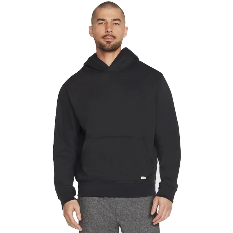 Skechers Men's Skech-Sweats Classic Hoodie Hooded Sweatshirt, Bold Black, M