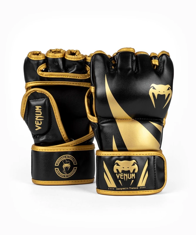 Venum, Challenger 2.0 MMA Gloves, Unisex Adult, L/XL, Black/Gold