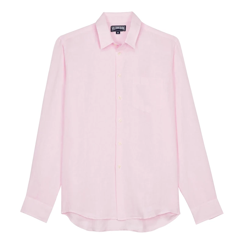 Vilebrequin, Linen Shirt Solid, S, Ballet Shoe