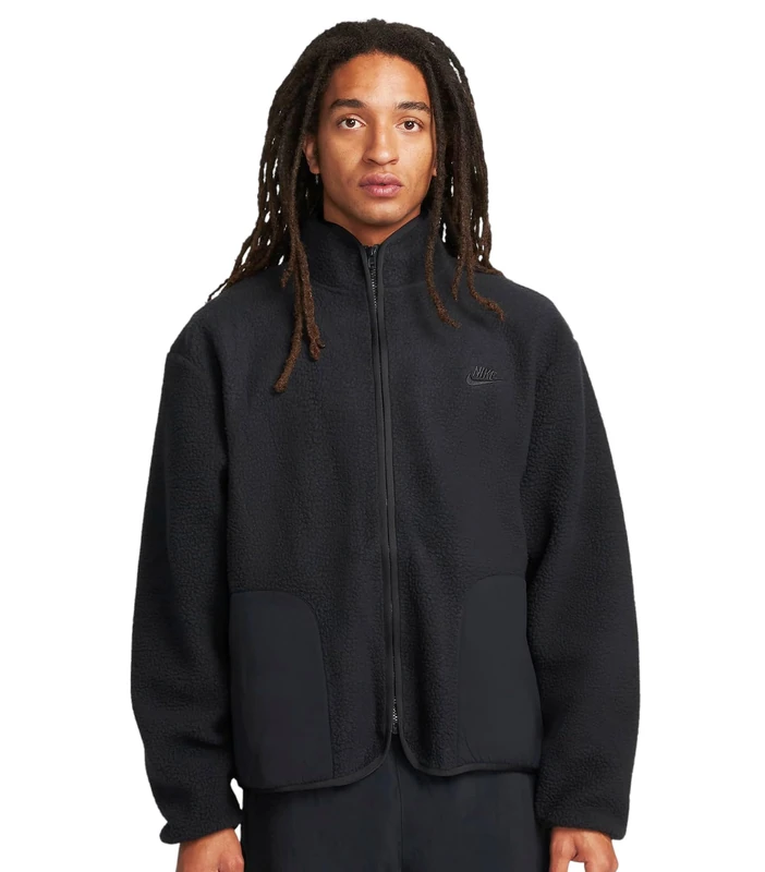 Nike Sherpa Jacket Black/Black XL - Image 1