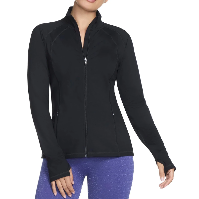 Skechers Womens Gowalk Jacket, Bold Black, S UK