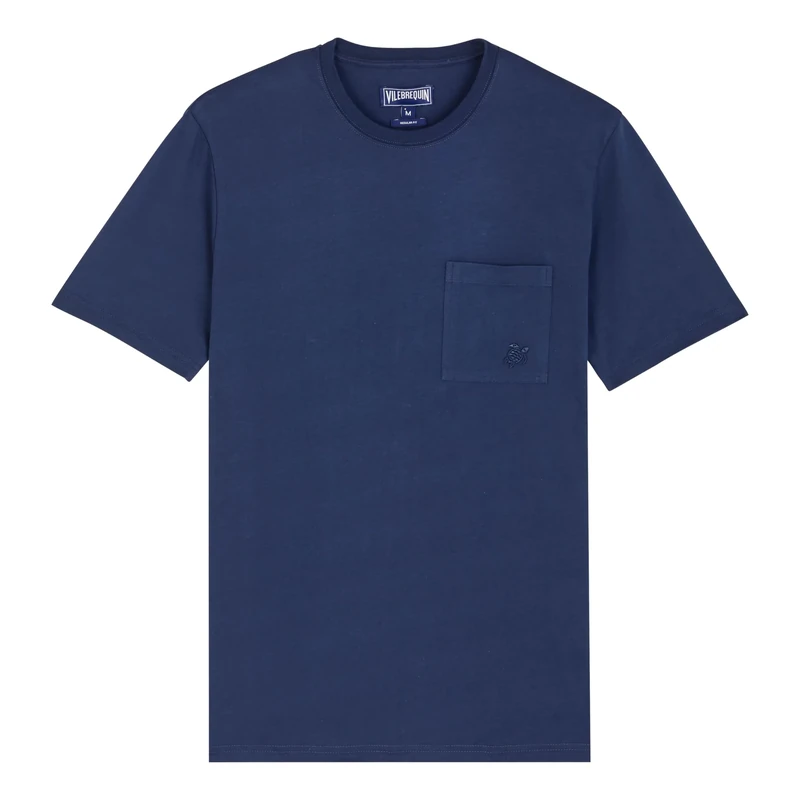 Vilebrequin, Organic Cotton T-Shirt Solid, M, Navy