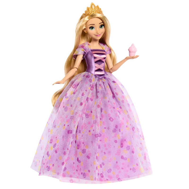 Disney Princess Birthday Celebration Rapunzel Deluxe Fashion Doll, Inspired by Disney Tangled Movie, Special Occasion Gifts for Kids & Collectors, HYC38