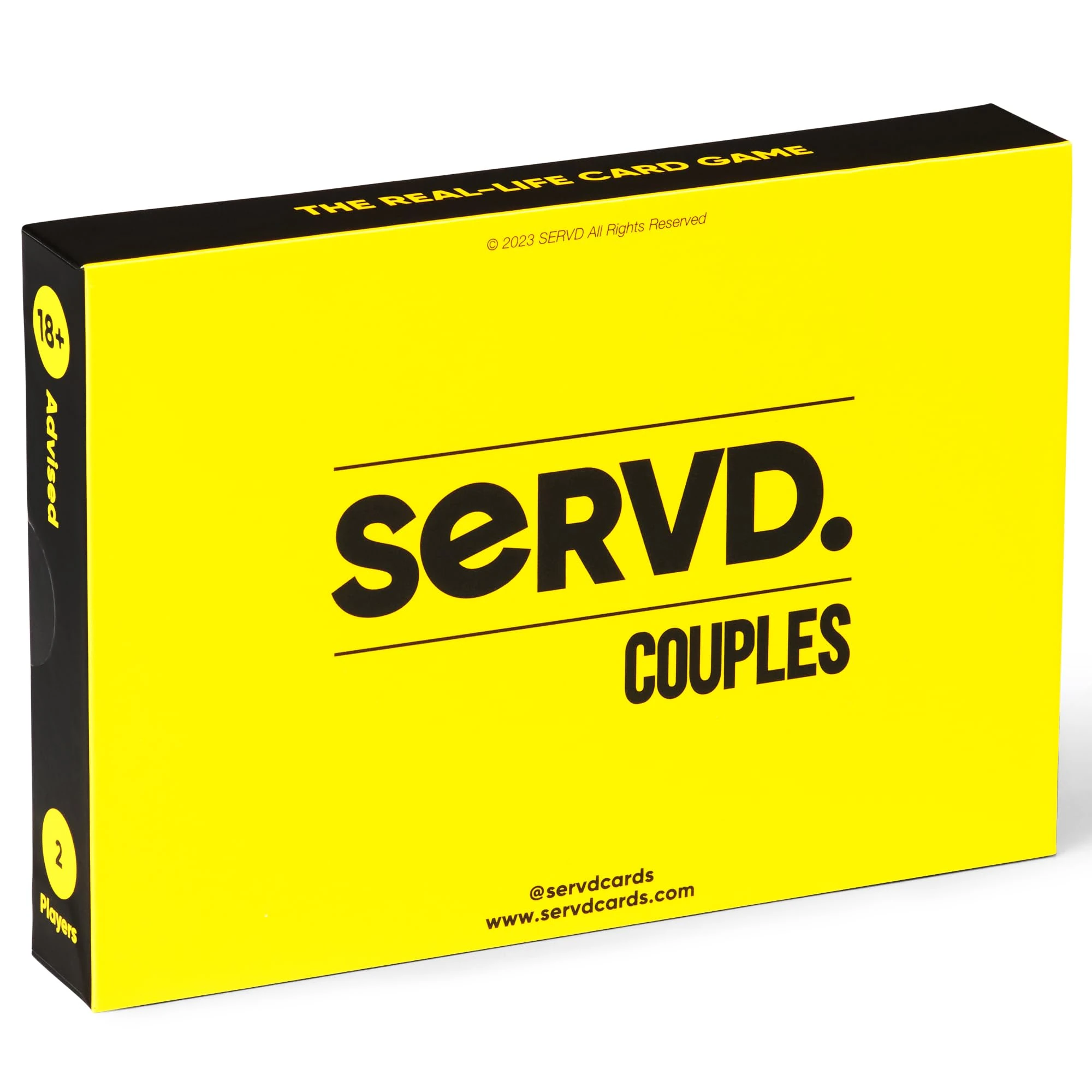 SERVD - Couples - The Hilarious Real-Life Couples Card Game | Funny Gift for Anniversary, Valentines Day, Christmas, Date Nights & More | Unique Strategy Game