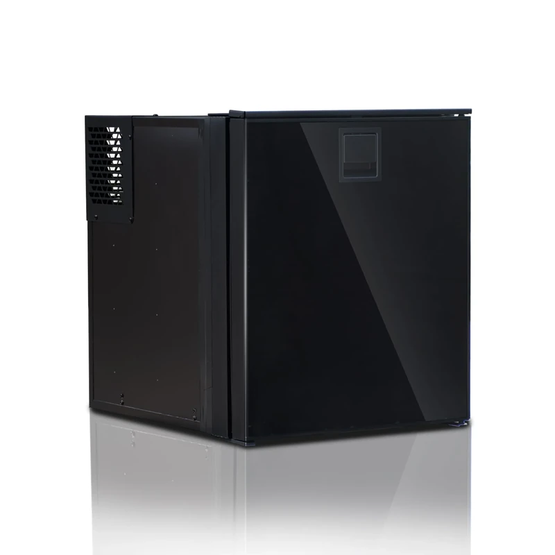 Techomey 12V Compressor Fridge, 60L, 12V Fridge for Campervan, Motorhome, Caravan, RV, Boat, Van, Camping with Lock, Quiet, Black,