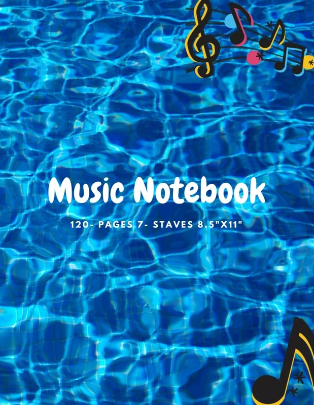 Blank Music Notebook: Guitar Tablature & Piano Music, Perfect For Learning