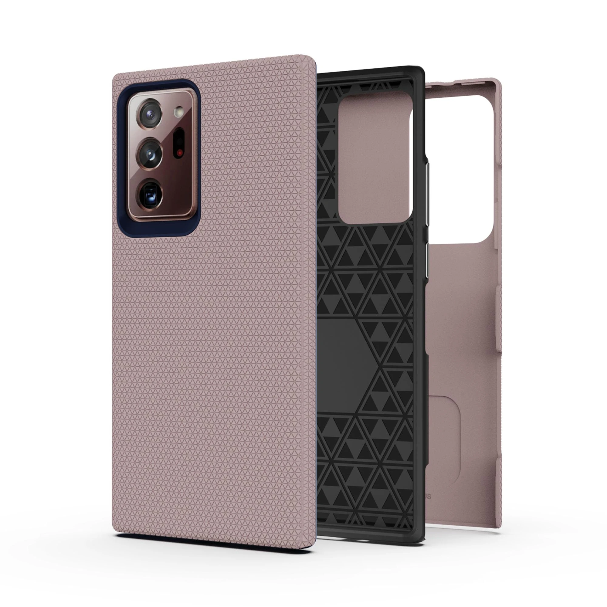 AWZHYDT Designed for Samsung Note 20 Ultra Case, Rugged Shockproof Dual Guard Protection Series Case for Samsung Galaxy Note 20 Ultra-Rose gold