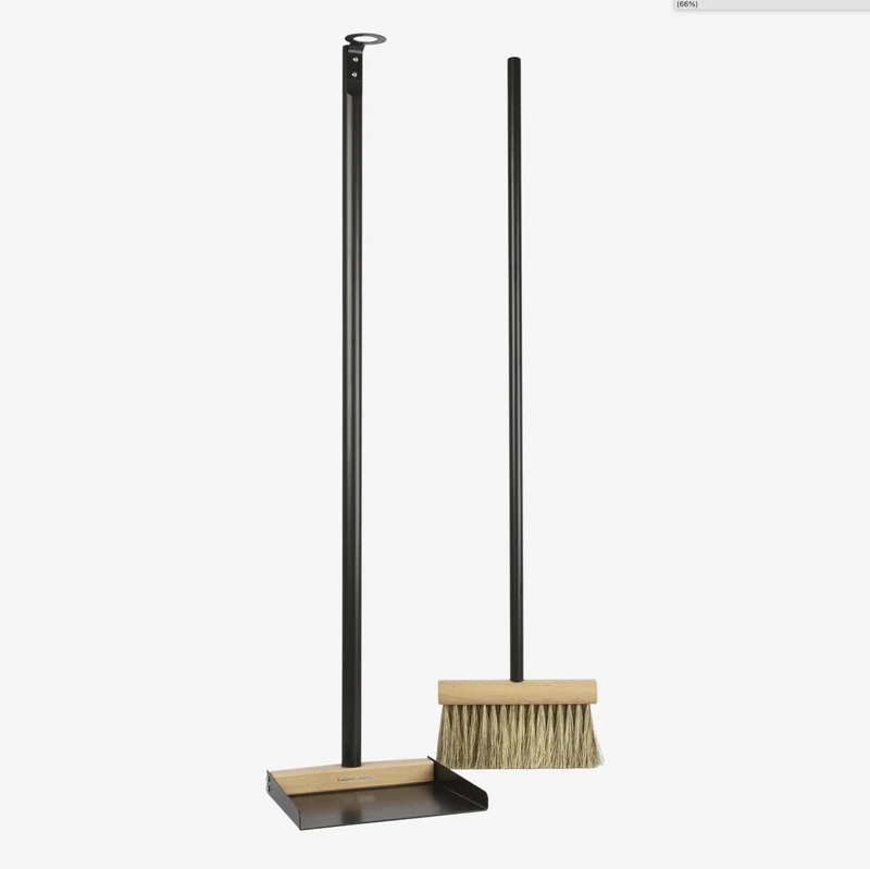 Andrée Jardin Clynk Nature Long Handle Dustpan - Black