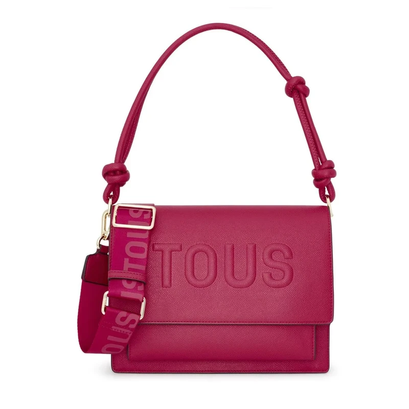 TOUS Shoulder Bag M. AUDREE T LA Rue New Fuchsia, Handbag Woman, fuchsia, Mediano