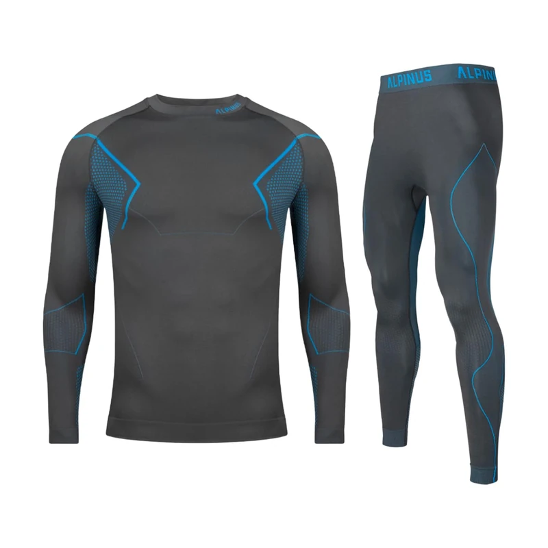 alpinus Thermal Inner Set Model Thermoactive Underwear Active Base Layer Set M GT43880 Grey