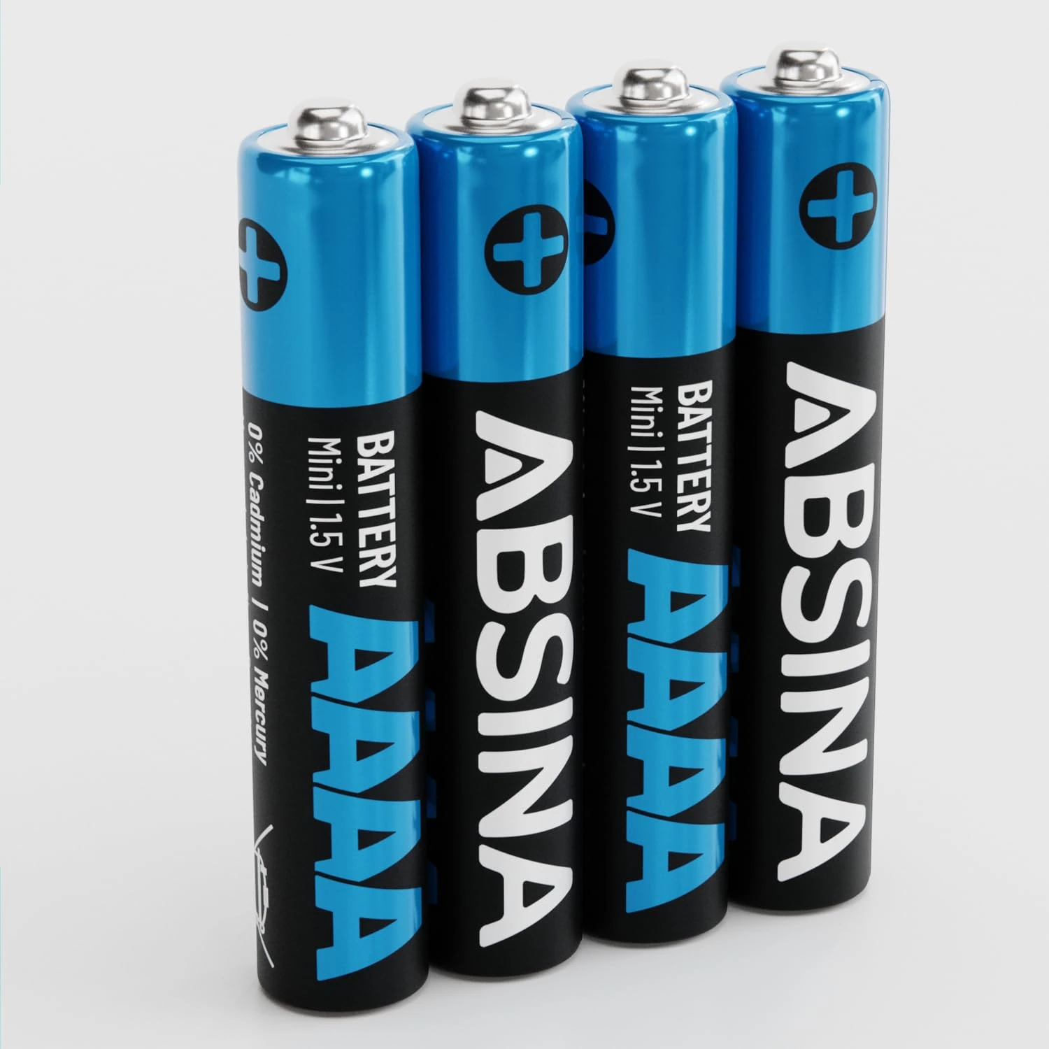ABSINA 4x AAAA Batteries for Surface Pen and more - AAAA Battery 1.5V Alkaline - Battery AAAA Mini LR61 E96, Batteries AAAA, quadruple A batteries, AAAA battery for pen, 4A batteries
