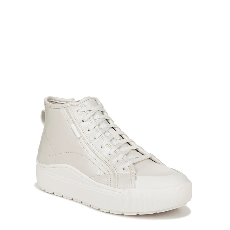 Dr. Scholl's Shoes Women's Time Off Hi2 Sneaker, Metallic Pearl White Optic, 5 UK