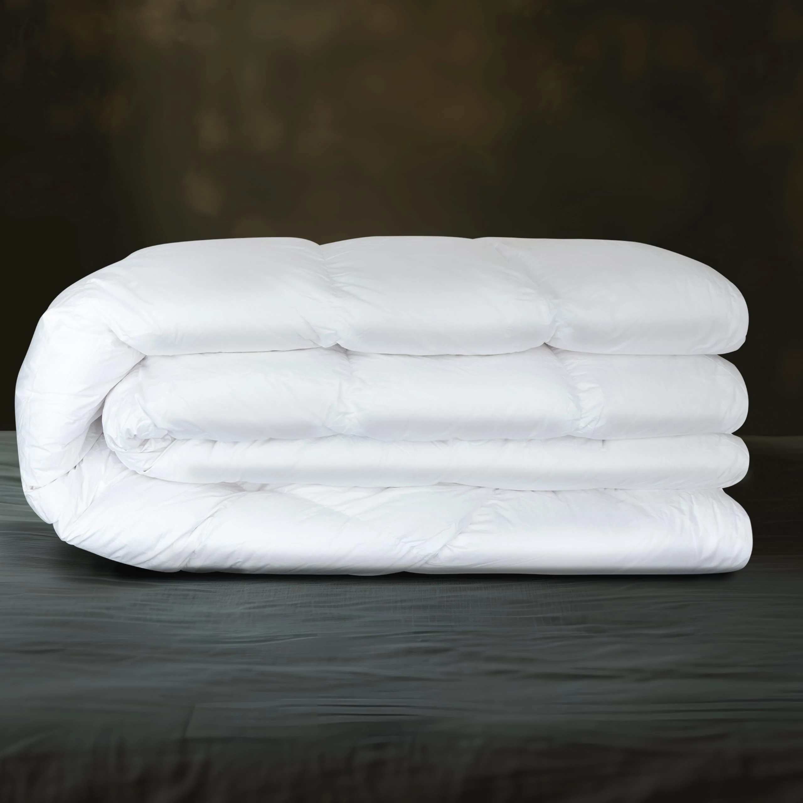 ComfyDown RoyalRest Comforter - Made in USA, 750+ Fill Power Luxury White Down, All-Season, Machine Washable, King Size