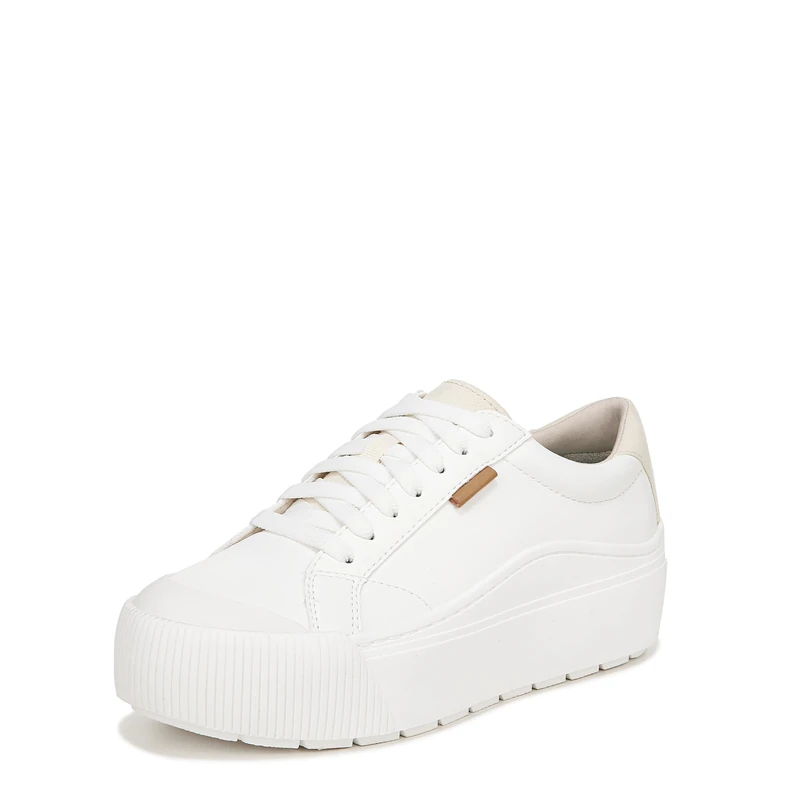 Dr. Scholl's Shoes Women's Time Off Max, White Smooth, 5.5 UK