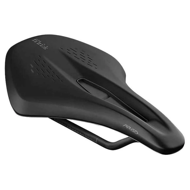 Fizik Terra Argo X1 Gravel Bike Saddle, Carbon Reinforced Shell and Carbon Rails, 140mm Width, Black