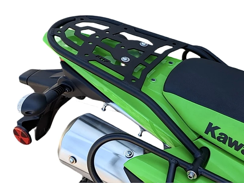 PMRACKS KLX300 KLX300SM Rear Rack (2024-Present) Kawasaki Motorcycle Luggage Rack 2024 Rear Cargo Carrier KLX 300 Accessories