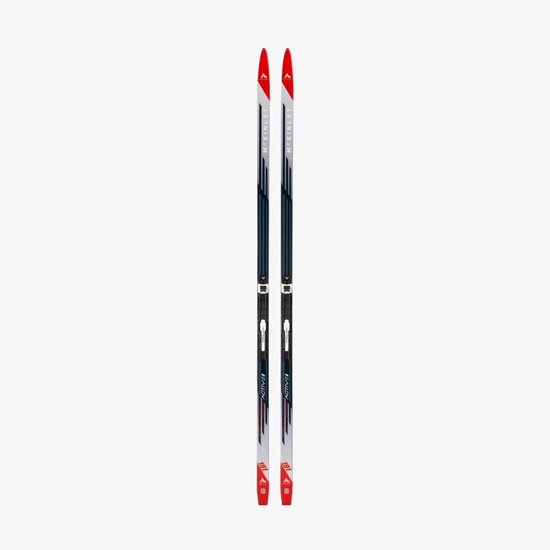 McKINLEY Active 8 Grip + Prolink Aut Cross-country ski set Black/White/Red 170