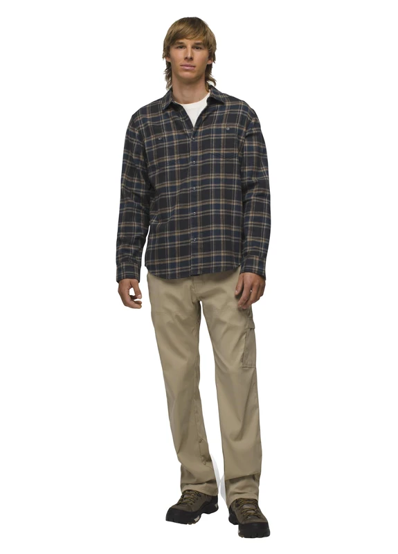 prAna Men's Pantalon Zion Stretch Hiking Pants, Sand, 28W x 28L