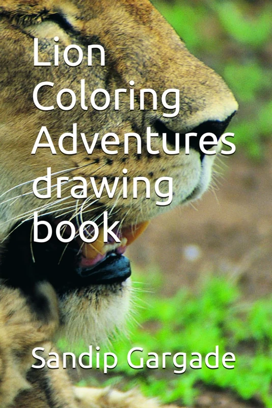 Lion Coloring Adventures Drawing Book - Activity Book