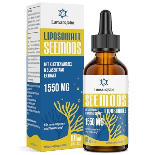 Lumarejebo Liposomal Irish Sea Moss Drops 1550MG - 3-in-1 Absorption - Image 1