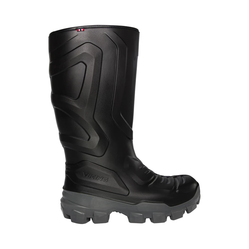 Viking Unisex Icefighter 2 Warm Snow Boot, Black charcoal, 8 UK