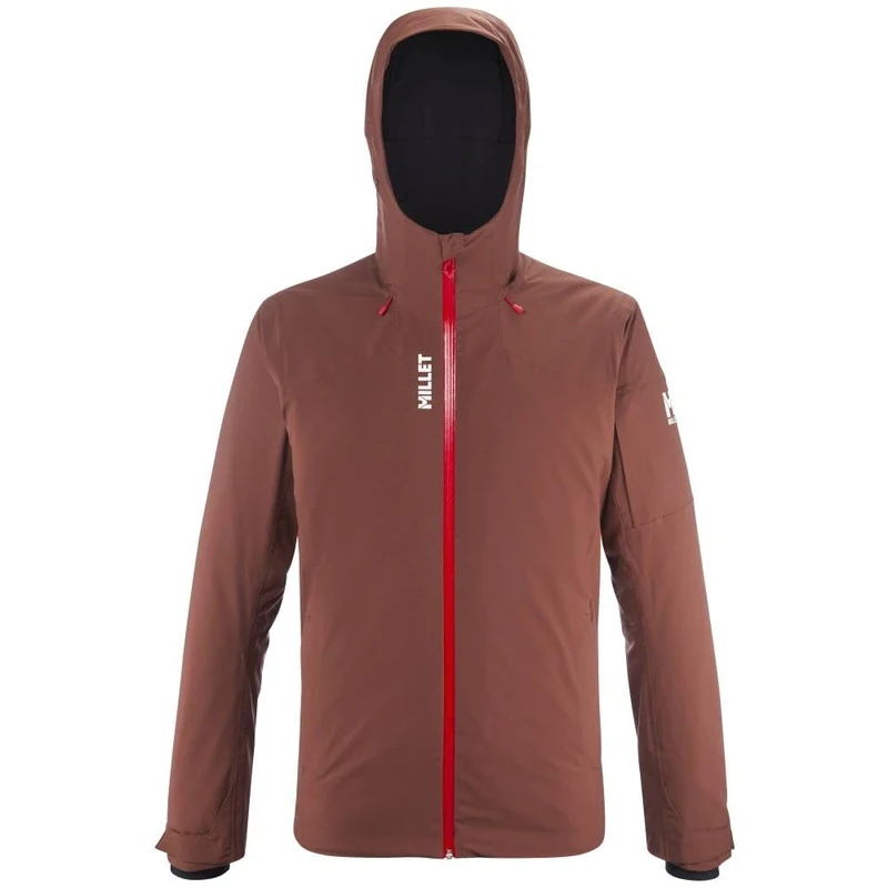 MILLET Men's Atna JKT Ski Jacket, Brown, M