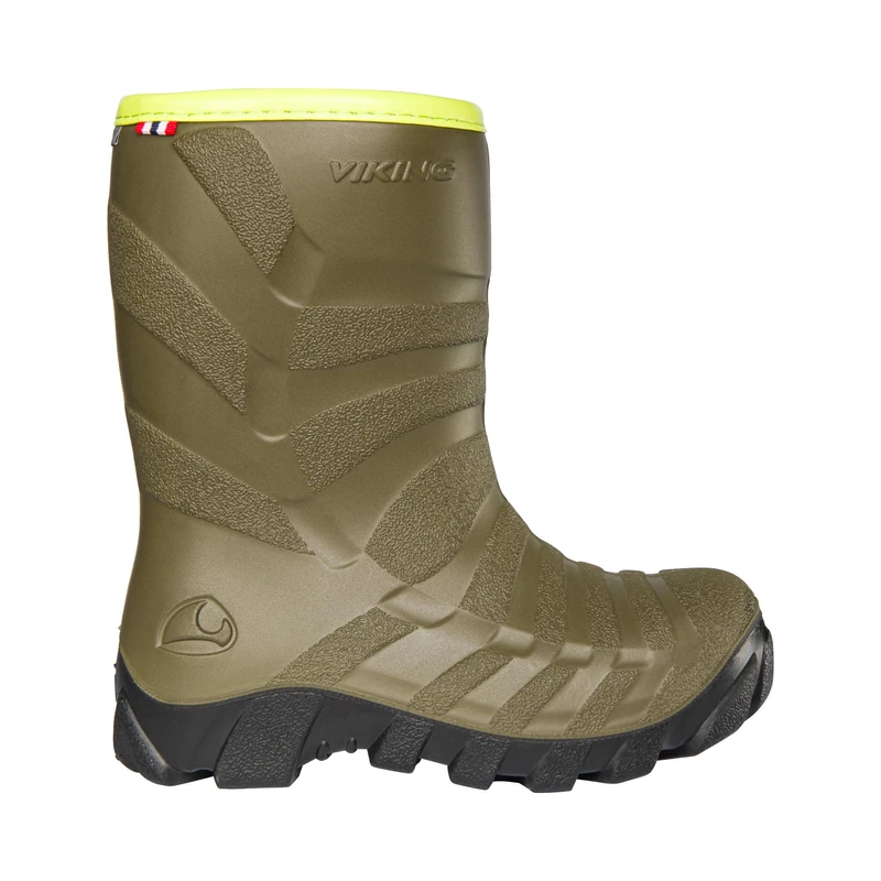 Viking Ultra Warm, Unisex Kinder Snow Boot, Khaki/Black,