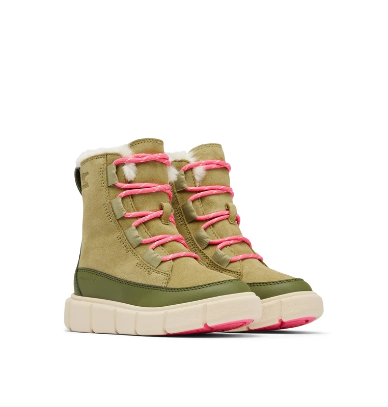 Sorel Youth Little Explorer III Waterproof Laced Boots