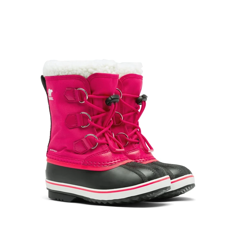 Sorel Yoot Pac Nylon Wp Unisex Kids Winter Boots, Bright Rose 2024, 3 UK