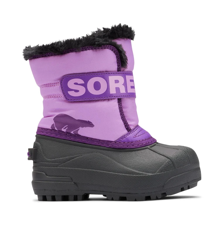 Sorel Childrens Snow Commander Boot, Children's Snow Commander Boot, Waterproof Exterior, Confident Traction, 200 g Insulation, Warm Fleece Interior - Youth Unisex Little