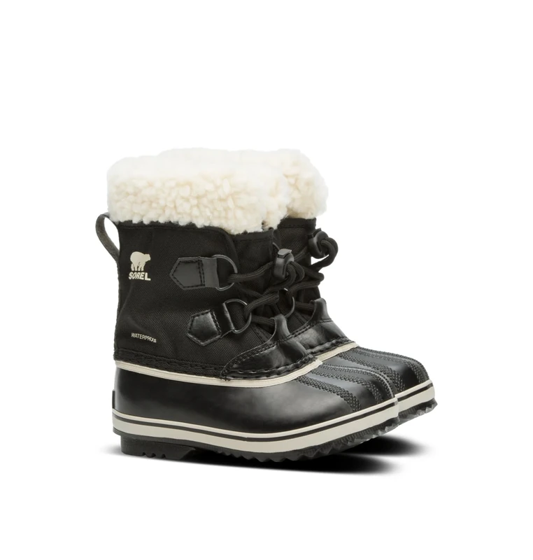 Sorel Yoot Pac Nylon Wp Unisex Kids Winter Boots, Black 2024, 5 UK