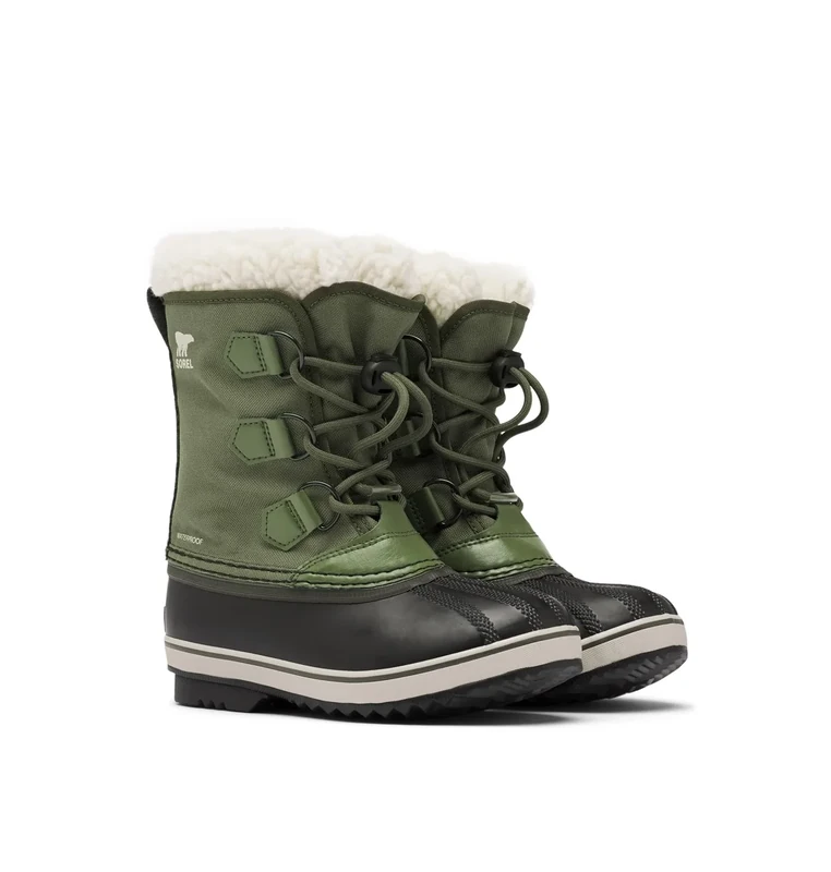 Sorel Yoot Pac Nylon Wp Unisex Kids Winter Boots, Hiker Green 2024, 6 UK