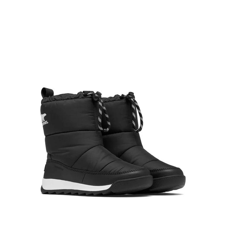 Sorel Unisex Kids Whitney 2 Plus Puffy Wp Fashion Boot, Black Sea Salt Youth, 4 UK