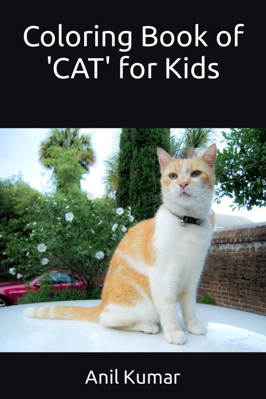 Coloring Book of 'CAT' for Kids