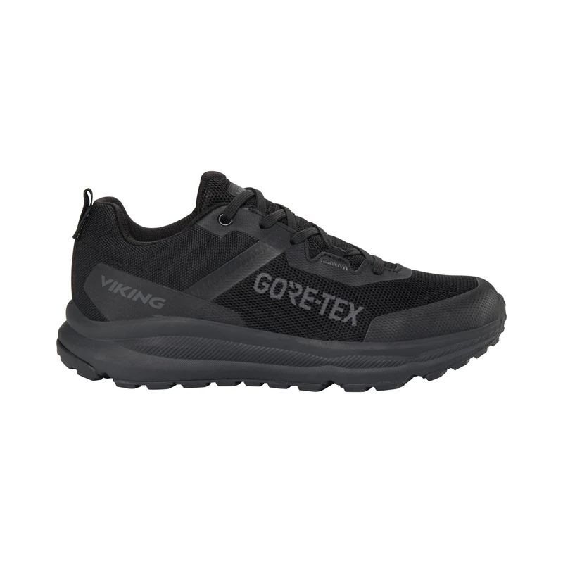 Viking Women's Stride Low GTX W Walking Shoe, Black, 6 UK