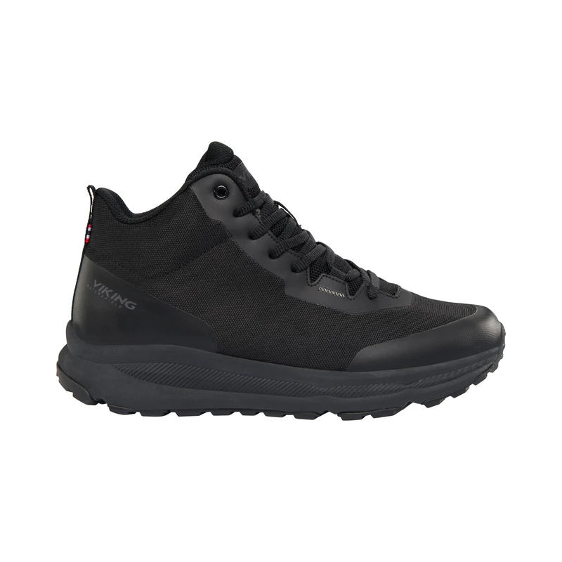 Viking Men's Stride Mid Wp M Walking Shoe, Black, 9.5 UK