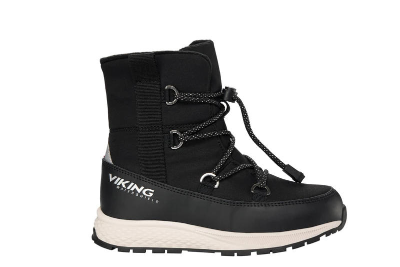 Viking Equip Warm WP SL, Snow Boot, Black,