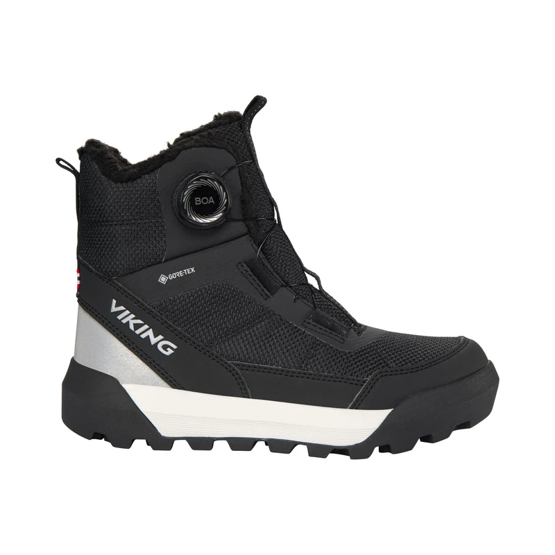 Viking Expower Warm GTX BOA Snow Boot, Black, 1 UK
