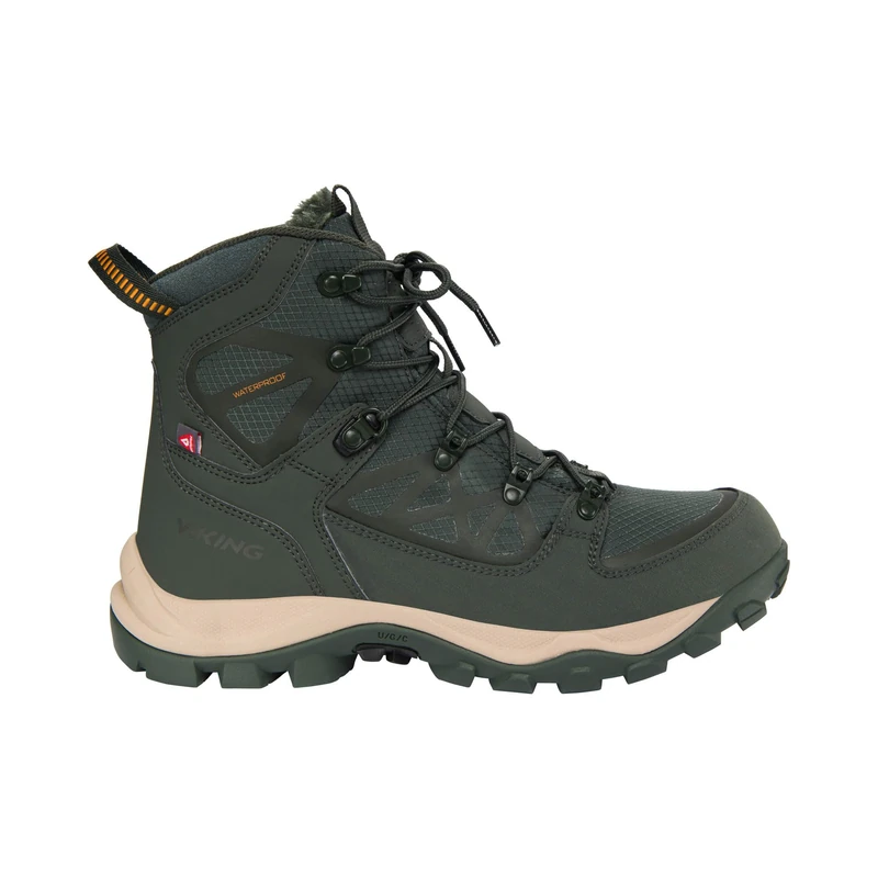 Viking Unisex Constrictor High Wp Snow Boot, Huntinggreen, 6 UK