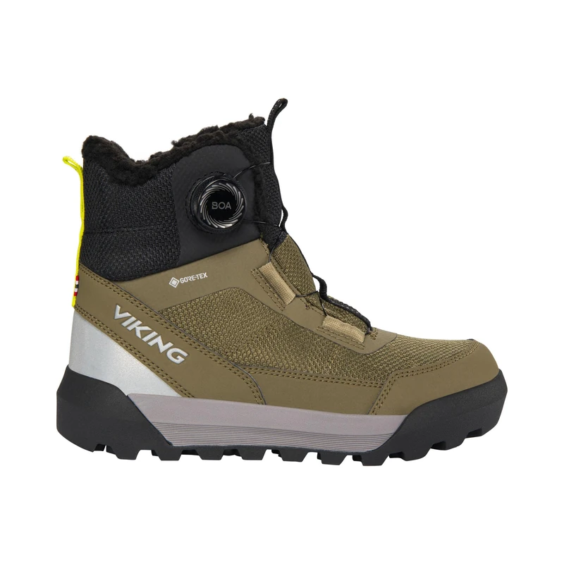 Viking Expower Warm GTX BOA, Snow Boot, Khaki,