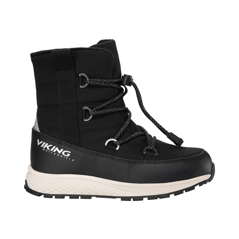 Viking Equip Warm WP SL, Snow Boot, Black,