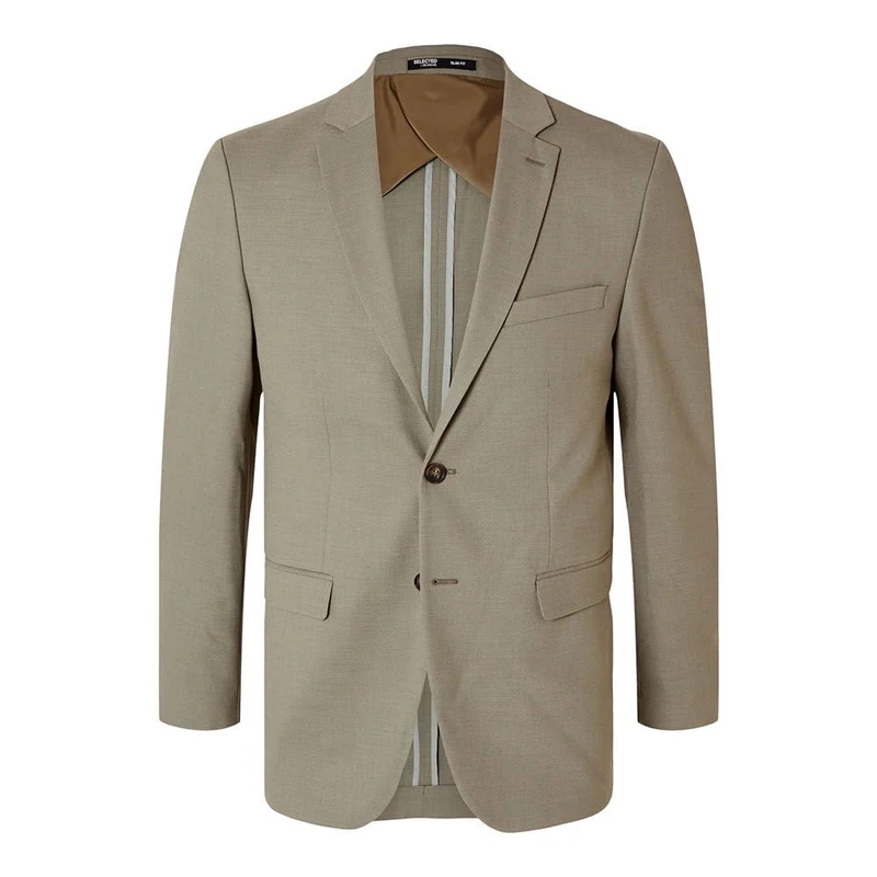 SELETED HOMME Men's Slhslim-Neil BLZ B Noos Blazer, Vetiver, 46L