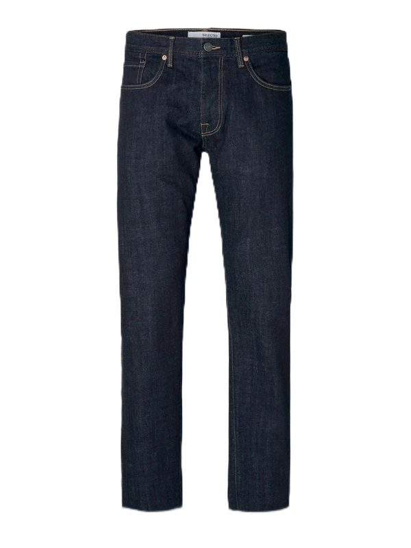 SELETED HOMME Men's Slh196-straightscot 3402 Rinse JNS Noos Jeans, Blue Denim, 30 W/32 L